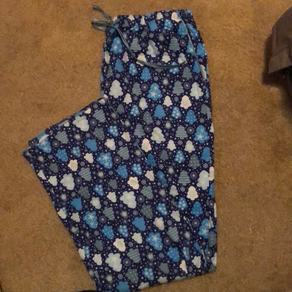 Cute fuzzy PJ pants